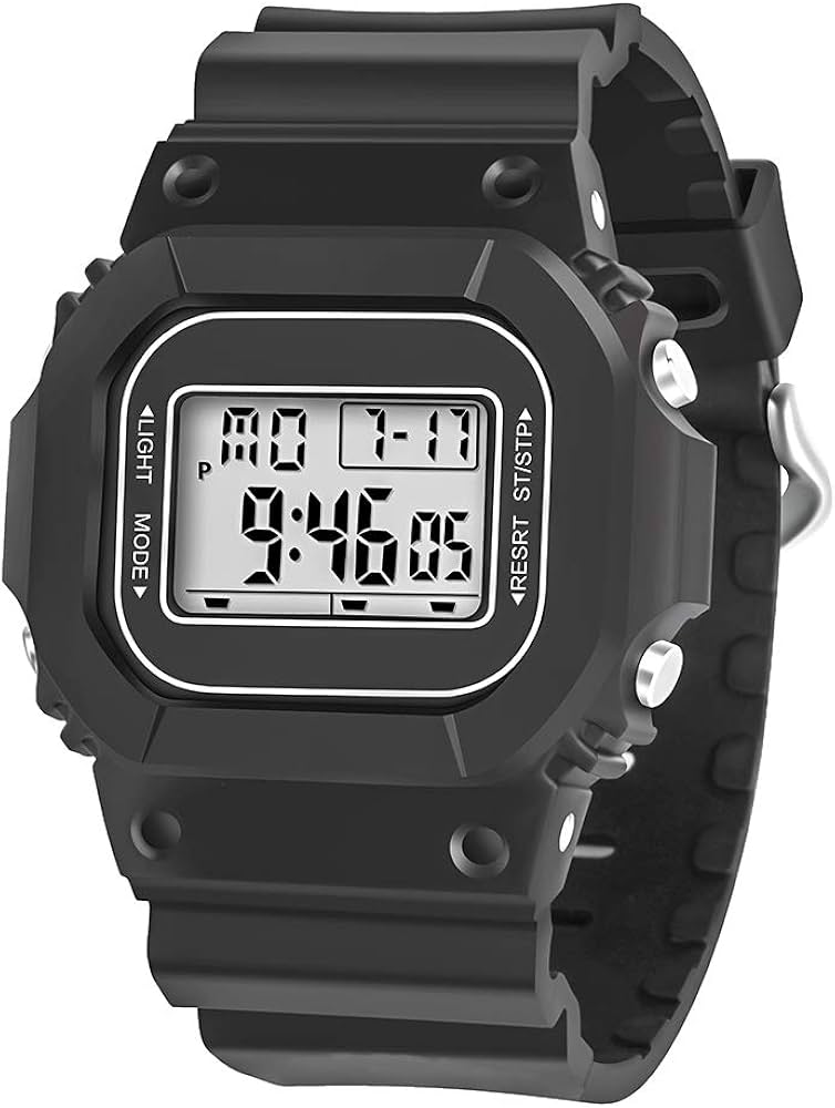 Digital Sports Watch For Men's Waterproof
