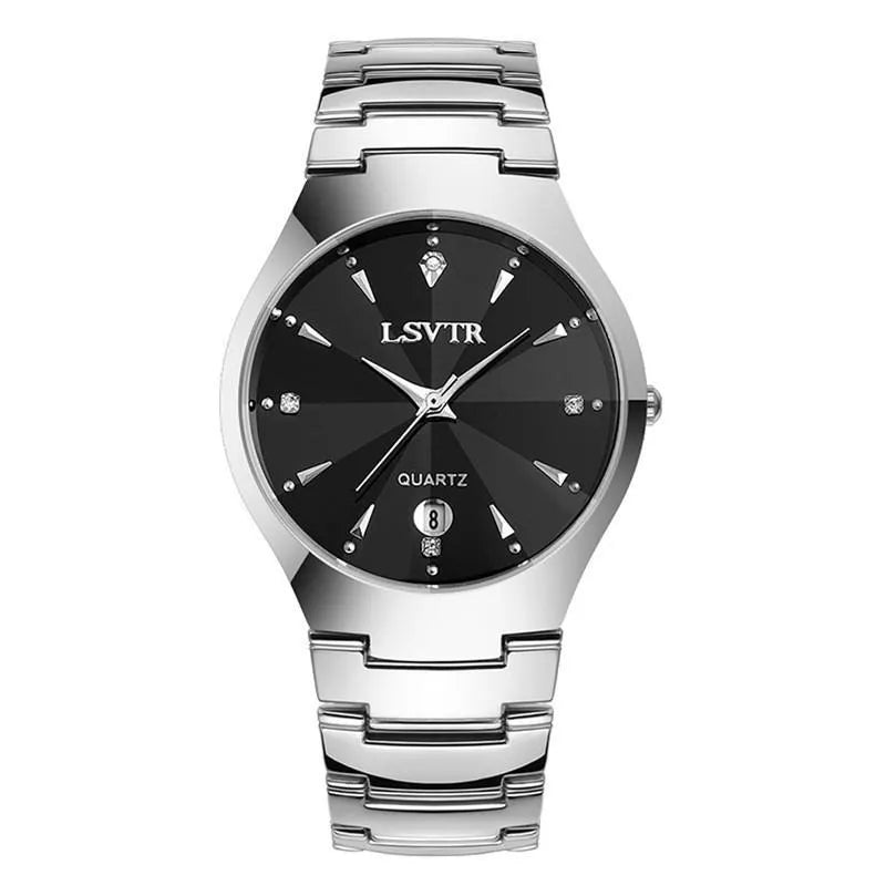 LSVTR Ladies Quartz Calandar Watch Stainless Steel